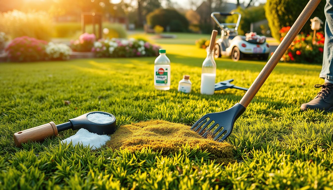 Jak pozbyć się mchu z trawnika