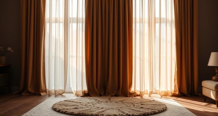 Jak dobrać zasłony do dywanu