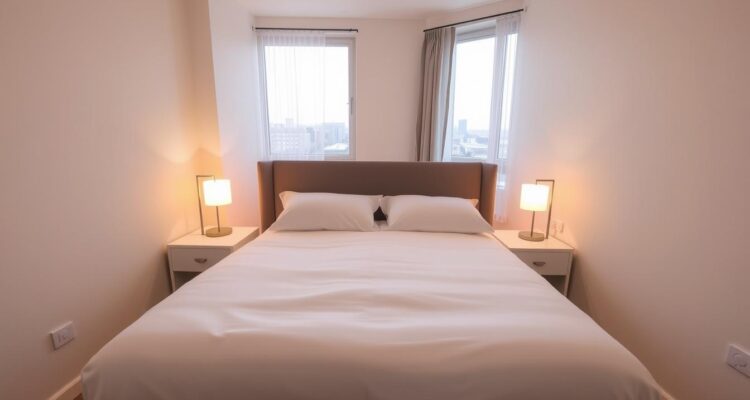 Jak ustawić łóżko w wąskiej sypialni