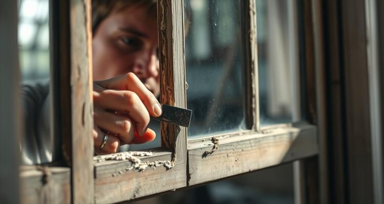 Jak usunąć stary kit z okien