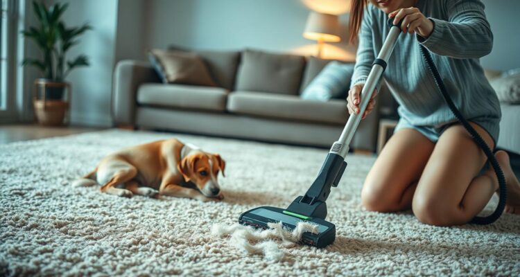 Jak wyczyścić dywan po psie