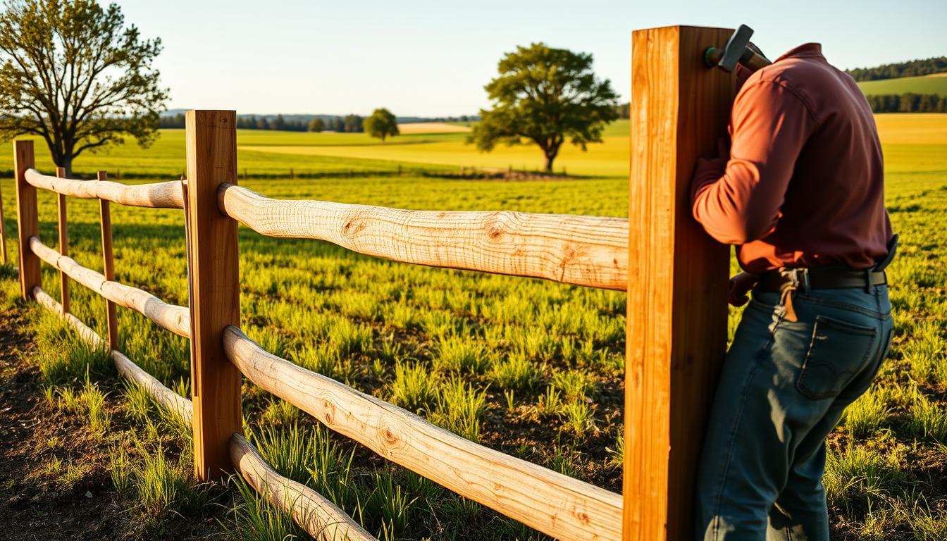 Jak zrobić płot z drewna
