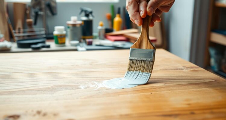 Malowanie drewna farbą lateksową