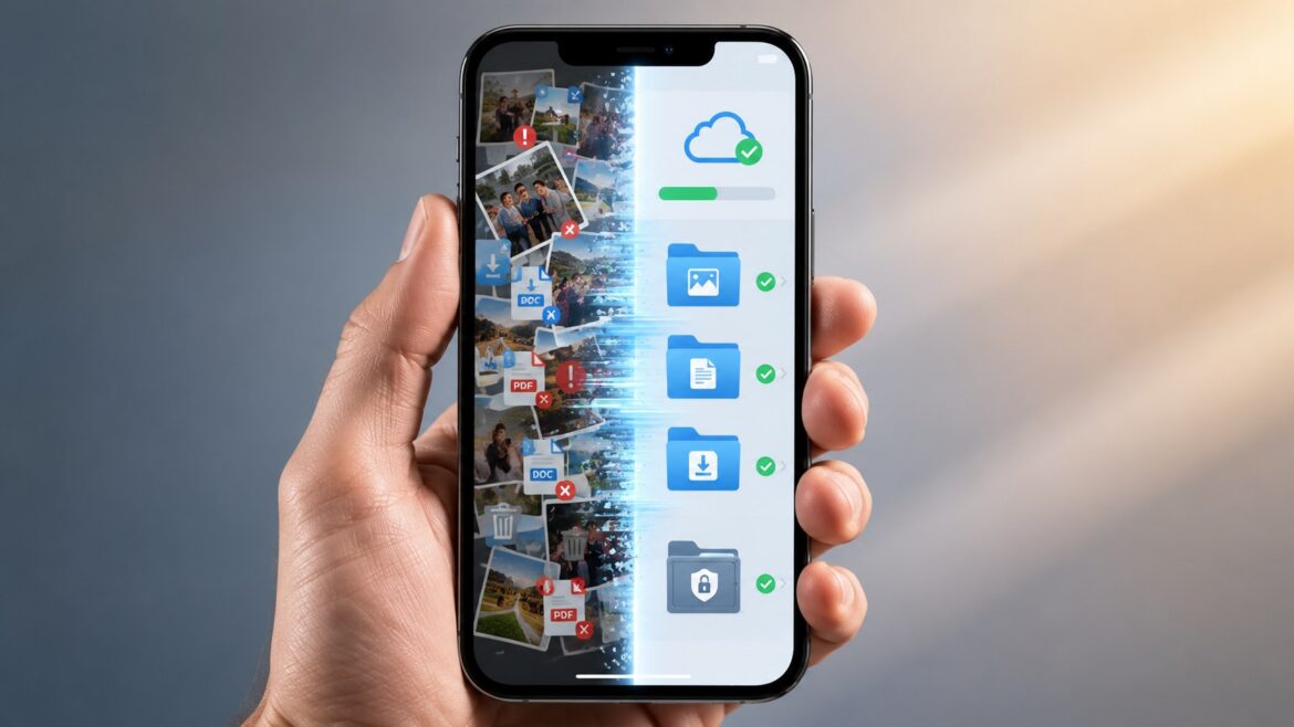 Cyfrowe porządki w telefonie krok po kroku: jak usunąć zbędne pliki, odzyskać pamięć i nie stracić zdjęć, dokumentów, kontaktów ani kopii zapasowej.