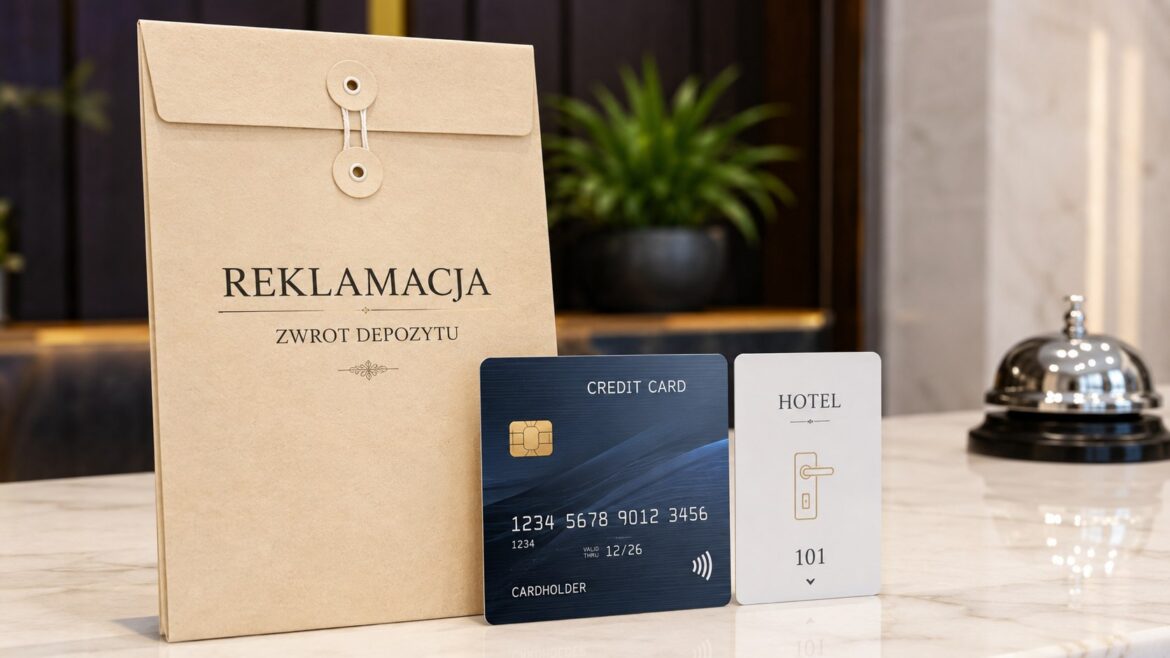 Hotel pobrał depozyt z karty po wymeldowaniu? Sprawdź czas blokady, różnicę między preautoryzacją a płatnością oraz procedurę reklamacji w hotelu i banku. Dowiedz się, jak odzyskać środki.