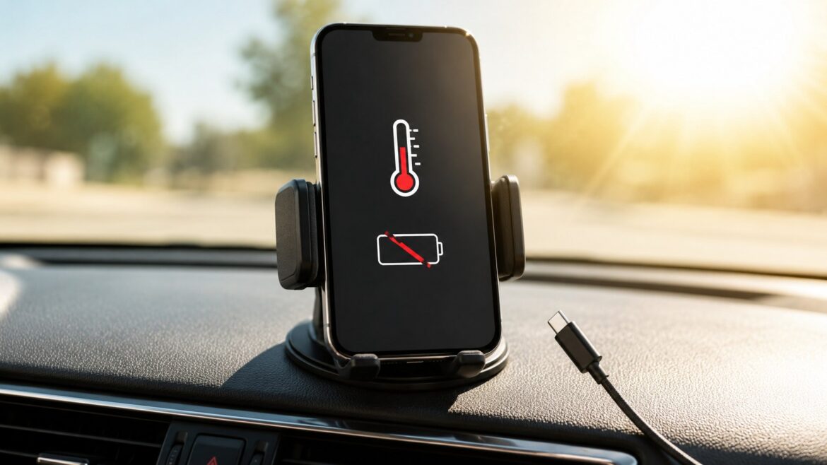 Telefon przegrzał się w samochodzie i nie chce się ładować? Sprawdź, jak bezpiecznie obniżyć temperaturę, kiedy podłączyć ładowarkę i jak nie uszkodzić baterii podczas chłodzenia.