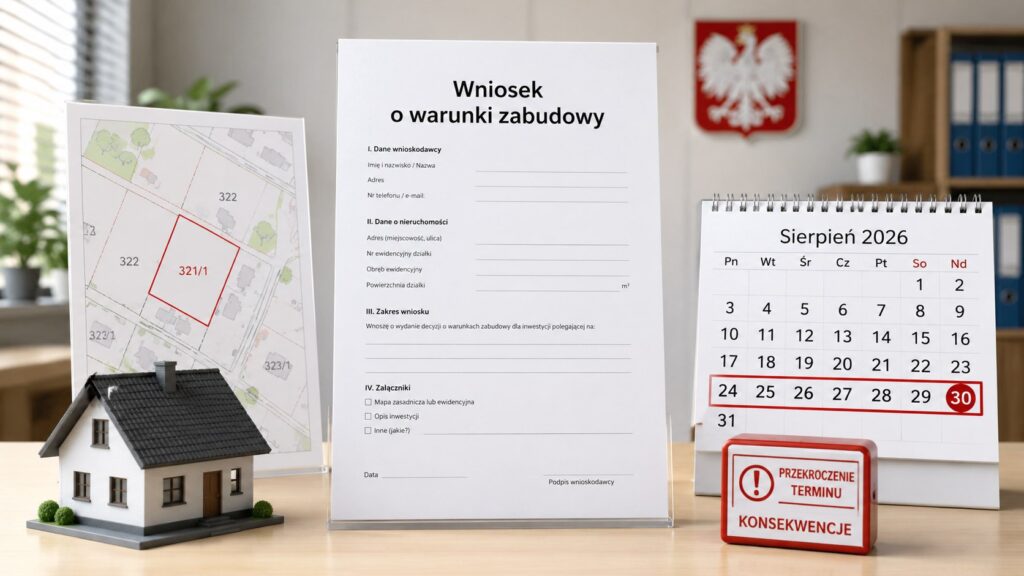 Wniosek o warunki zabudowy przed końcem sierpnia 2026 — kto powinien zdążyć i co grozi właścicielowi działki