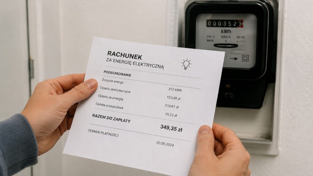 Rachunek za energię elektryczną jest inny: jakie pozycje sprawdzić przed zapłatą