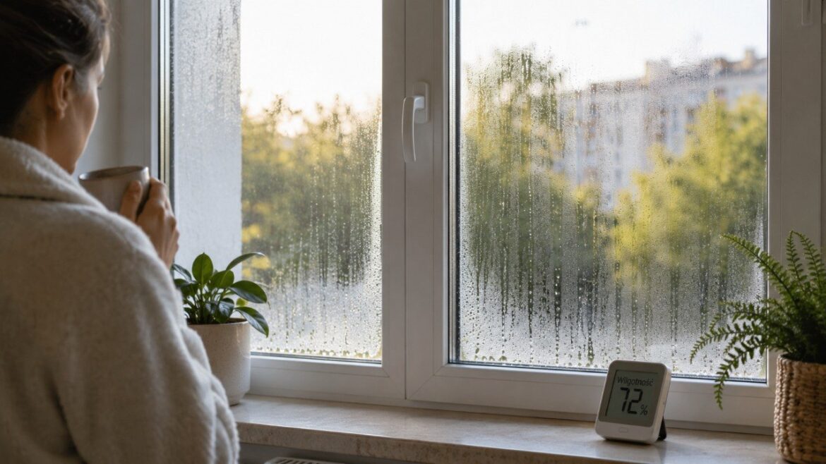 Kondensat na oknach w sierpniu może wskazywać na nadmiar wilgoci, słabą wentylację albo mostek cieplny. Sprawdź, co zmierzyć i naprawić przed rozpoczęciem sezonu grzewczego w domu.