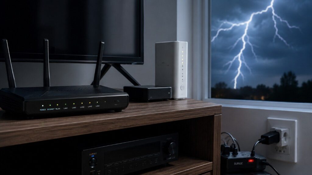 Czy trzeba wyłączać router, telewizor i ładowarki podczas burzy: co naprawdę chroni domową elektronikę