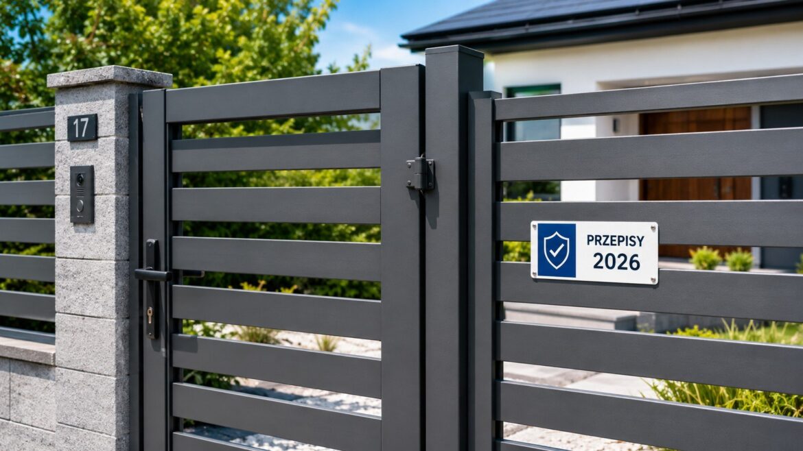 Nowe przepisy o ogrodzeniach od 20 września 2026: sprawdź zasady dla bram, furtek, szerokości przejść i ostrych elementów oraz kto będzie musiał stosować WT 2026 przy nowej inwestycji krok po kroku.