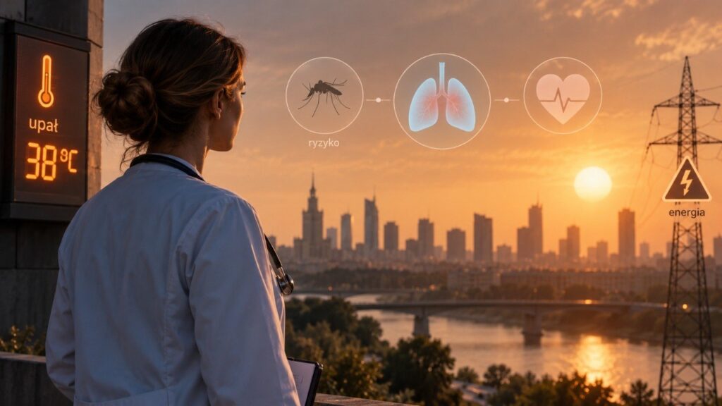 Zmiana klimatu a zdrowie: GIS ostrzega przed chorobami zakaźnymi, przewlekłymi i blackoutami