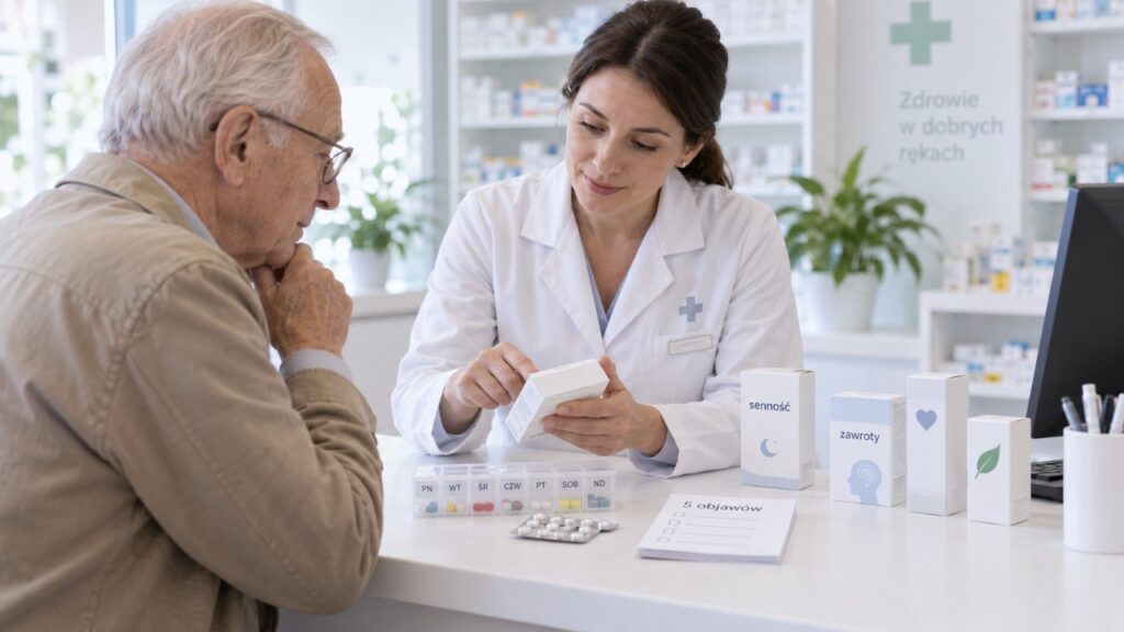 Apteczka dla seniora: pięć kombinacji objawów, po których warto przejrzeć leki z farmaceutą