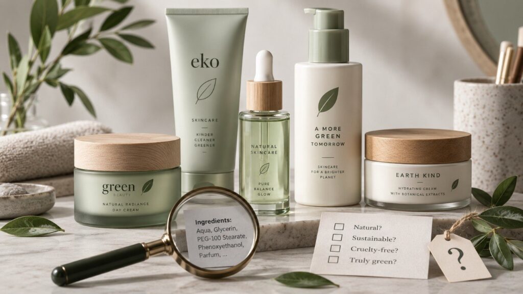 „Eko”, „green” i zielony listek na kremie niczego nie gwarantują: jak rozpoznać greenwashing w kosmetykach