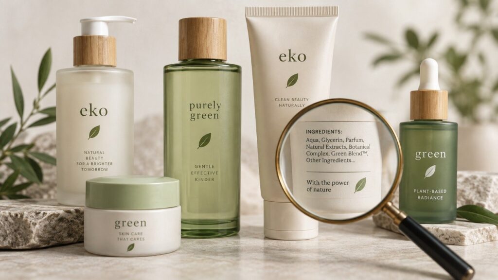 „Eko”, „green” i zielony listek na kremie niczego nie gwarantują: jak rozpoznać greenwashing w kosmetykach