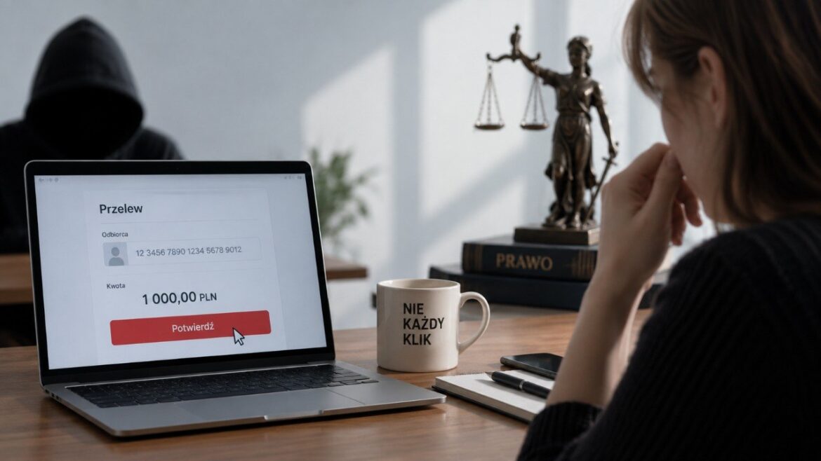 Nie każdy klik oznacza zgodę na przelew. Sprawdź, kiedy bank ma zwrócić środki po oszustwie, jak sądy oceniają phishing i vishing oraz co zrobić po nieautoryzowanej transakcji w Polsce w 2026 r.
