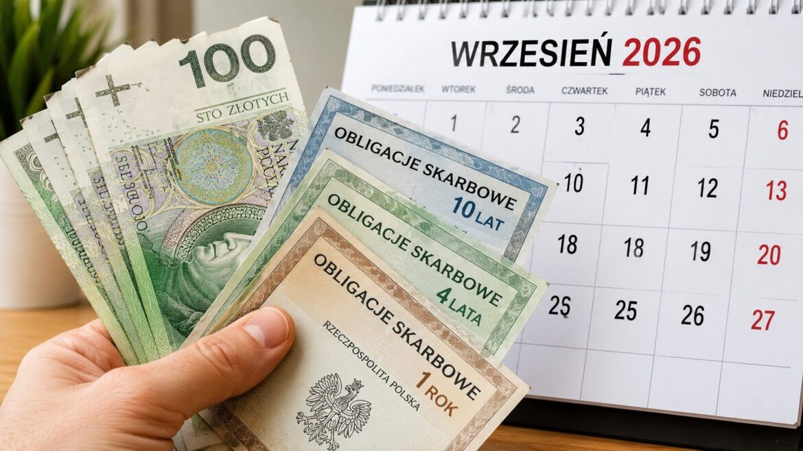 Obligacje skarbowe we wrześniu 2026: sprawdzamy ROR, COI i EDO. Liczymy zysk z 10 000 zł po 19% podatku Belki, opłaty za wcześniejszy wykup i scenariusze na 1, 4 oraz 10 lat.