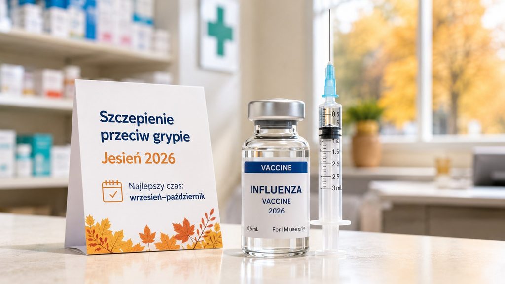Szczepienie przeciw grypie jesienią 2026: kiedy najlepiej je zrobić i kto może zaszczepić się w aptece