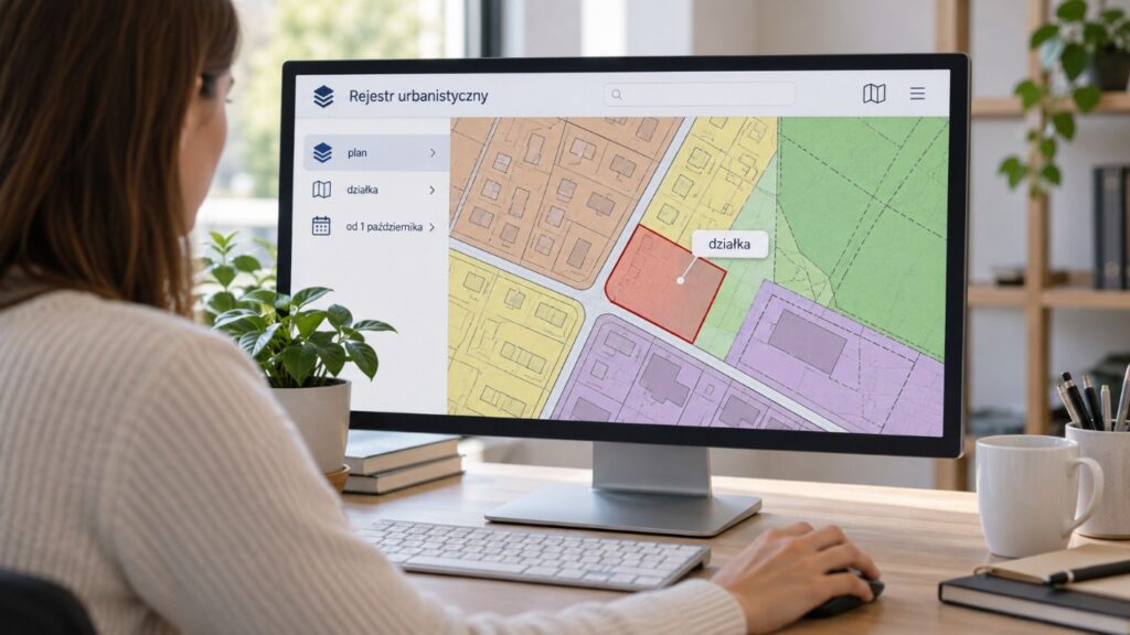 Co zmienia się w Rejestrze Urbanistycznym od 1 października i jak śledzić plany przy działce