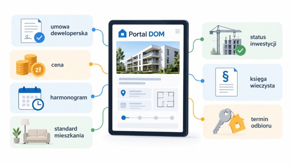 Portal DOM zbiera dane o umowach deweloperskich: co kupujący mieszkanie zobaczy w systemie