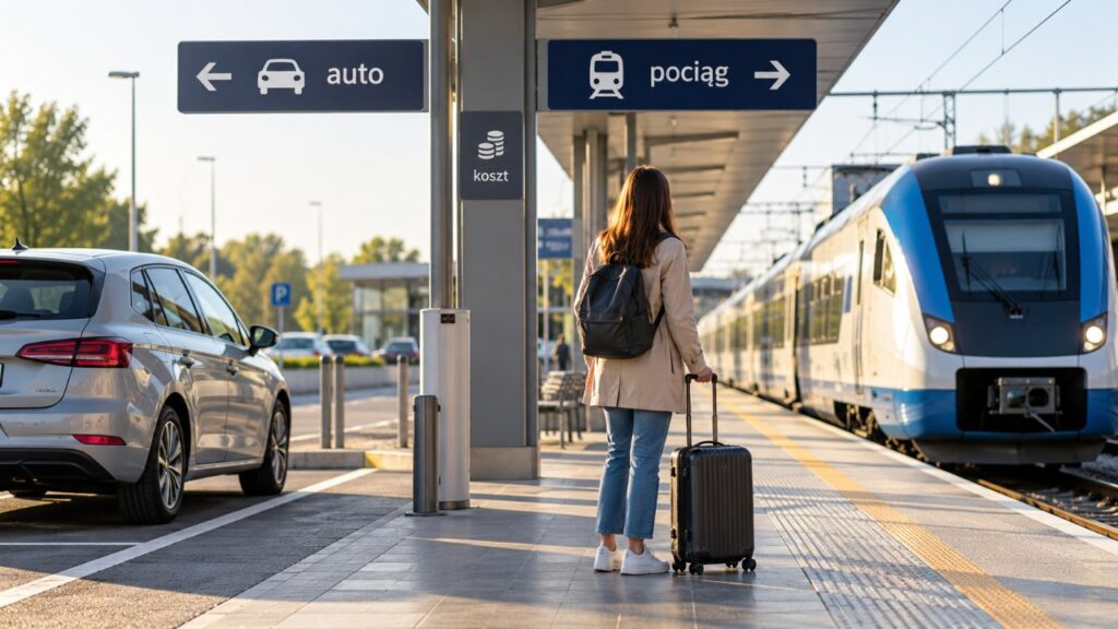 Czy po spadku cen paliw bardziej opłaca się jechać samochodem czy pociągiem?
