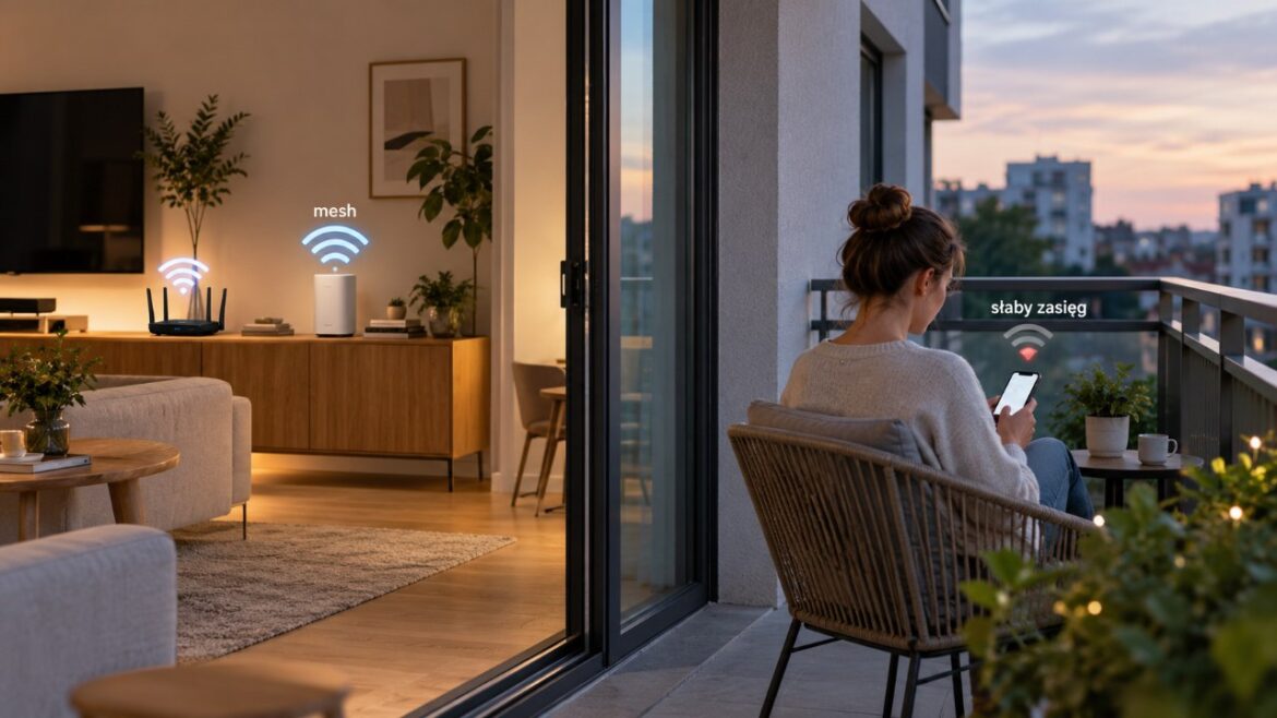 Mesh Wi-Fi może usunąć martwe strefy w mieszkaniu, ale nie zawsze trzeba kupować kilka urządzeń. Sprawdzamy, kiedy mesh poprawi zasięg na balkonie, a kiedy wystarczy router lub access point.