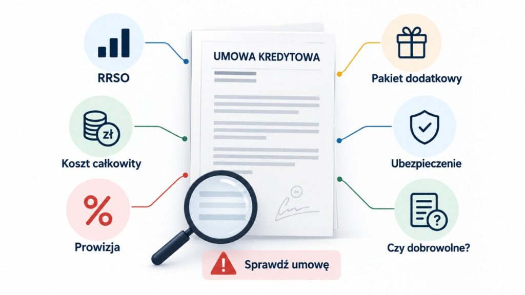 Kredyt z „obowiązkowym pakietem” może kosztować tysiące złotych więcej: UOKiK pokazał, co sprawdzić w umowie