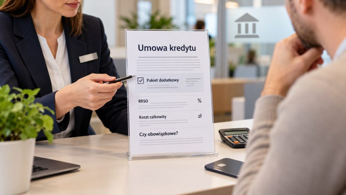 Kredyt z obowiązkowym pakietem może kosztować tysiące złotych więcej. Sprawdź, jak UOKiK radzi czytać umowę, liczyć RRSO, weryfikować usługi dodatkowe i chronić się przed ukrytymi opłatami w Polsce.